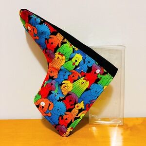 Golf Putter Head Cover Dog Lovers Blade & Half-Mallet Handmade By Shizu